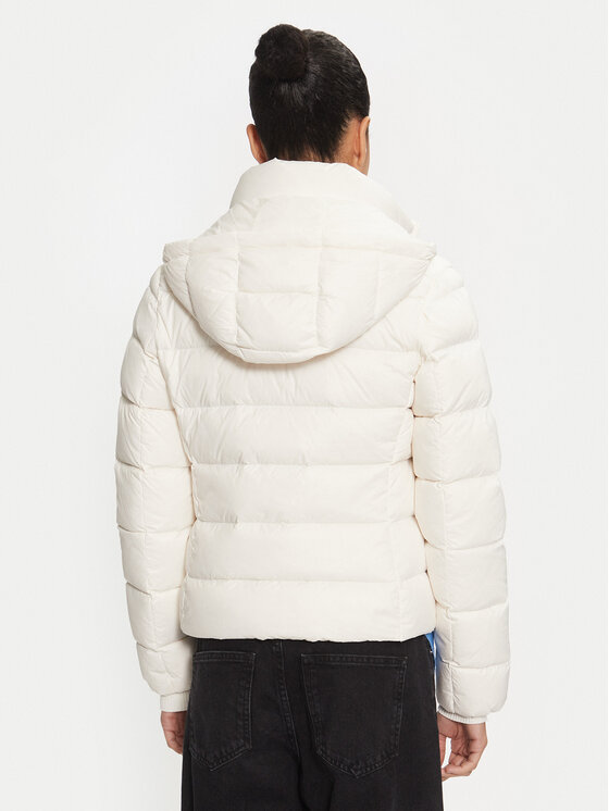 Tommy Hilfiger Tommy Hilfiger Пухено яке WW0WW43520 Екрю Regular Fit