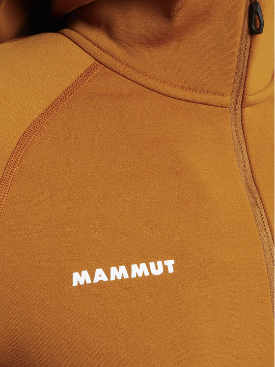 Mammut Mammut Majica dugih rukava Aconcagua Ml Hooded Jacket 1014-04281-7502-114 Smeđa Regular Fit