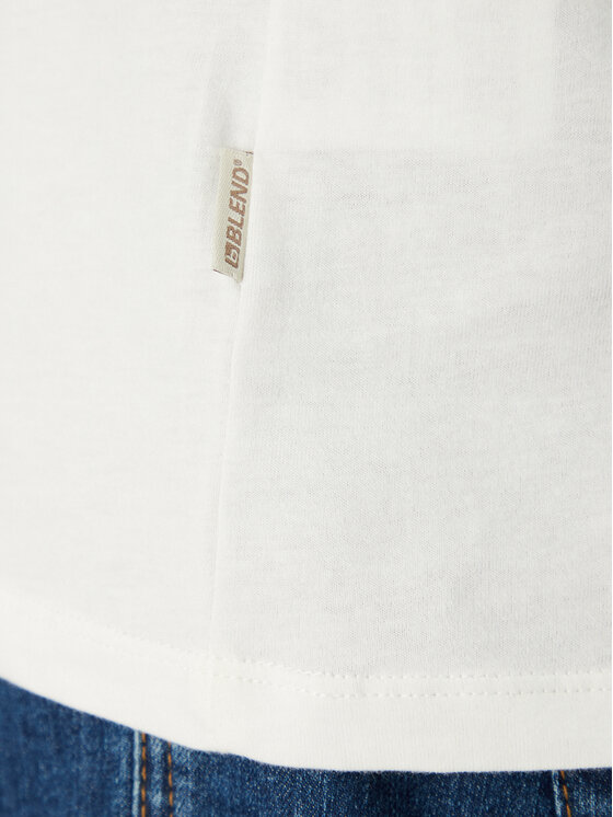 Blend Blend T-krekls 20717759 Balts Regular Fit