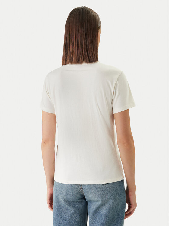 HUGO HUGO Tricou Damacia_7 50561233 Écru Regular Fit