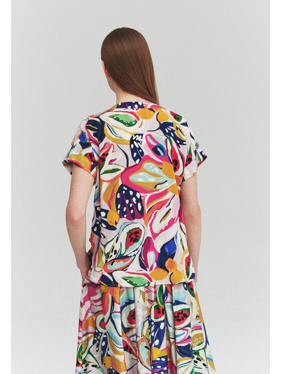 TATUUM TATUUM Blúzka ALEA 2 Béžová Loose Fit