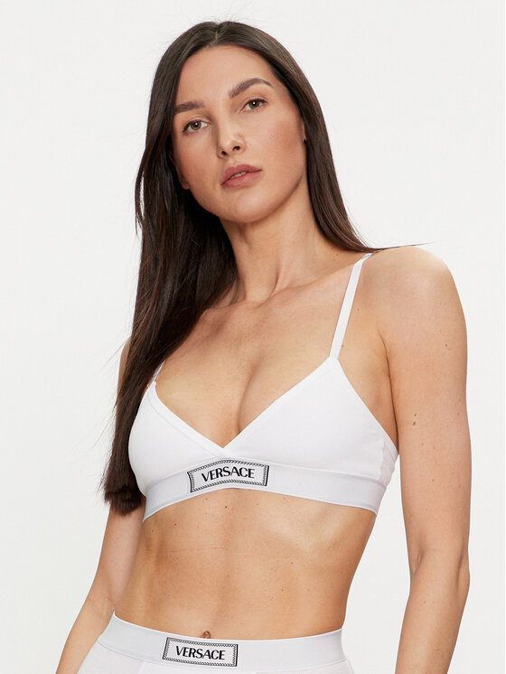 Versace Podprsenka Bralette 1013503 Biela