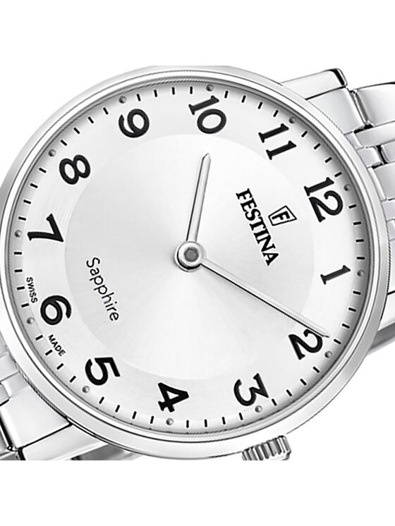 Festina Festina Ρολόι F20047-1 Ασημί