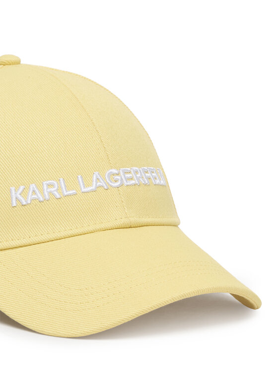 KARL LAGERFELD KARL LAGERFELD Kepurė su snapeliu A1W33071 Šviesiai smėlinė
