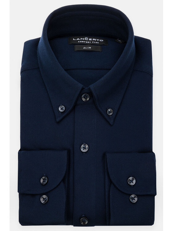 Lancerto Lancerto Koszula Esme KO073222000022 Granatowy Slim Fit