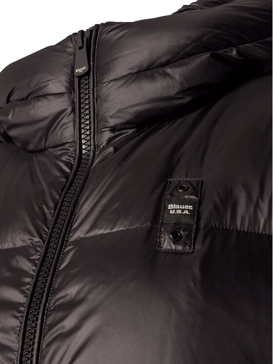 Blauer Blauer Vatovaná bunda 25WBLDK03161 Černá Regular Fit