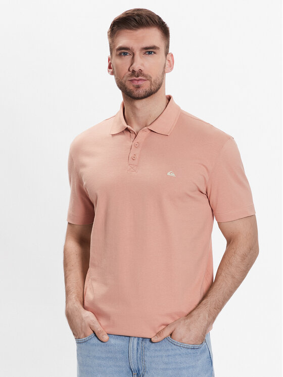 Quiksilver Polo Majica Essentials EQYKT04094 Roza Regular Fit