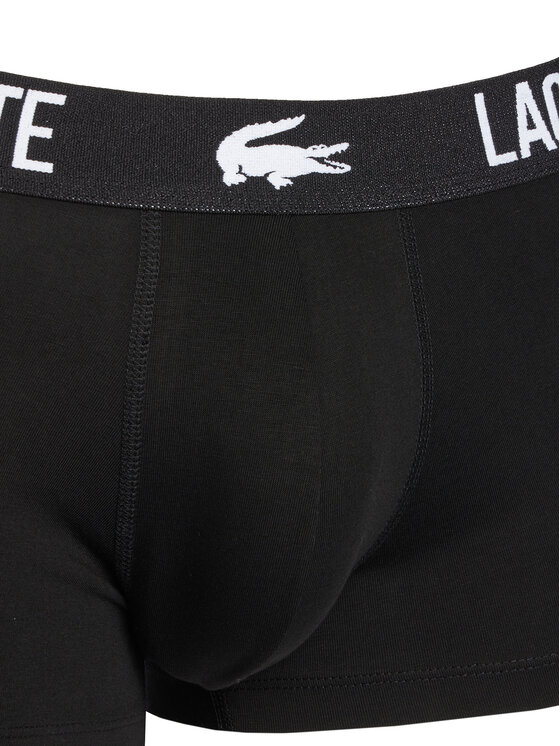 Lacoste Lacoste Set od 3 para bokserica 5H2393 Crna