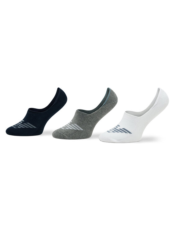 Set di 3 paia di pedulini da uomo Emporio Armani