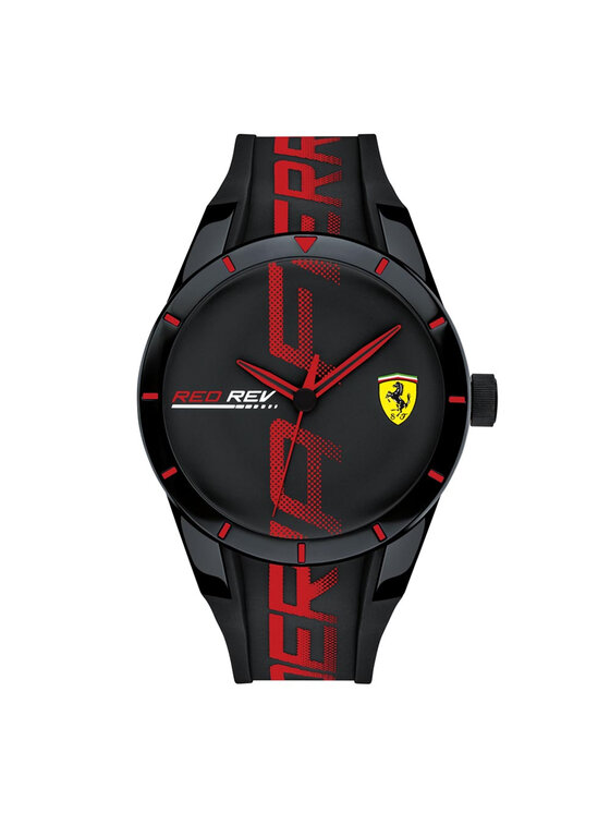 Scuderia Ferrari Scuderia Ferrari Orologio Red Rev 830614 Nero