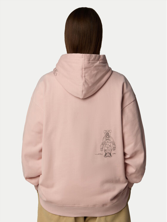 The North Face The North Face Μπλούζα Unisex Mountain Cleanup NF0A8C2V Ροζ Oversize