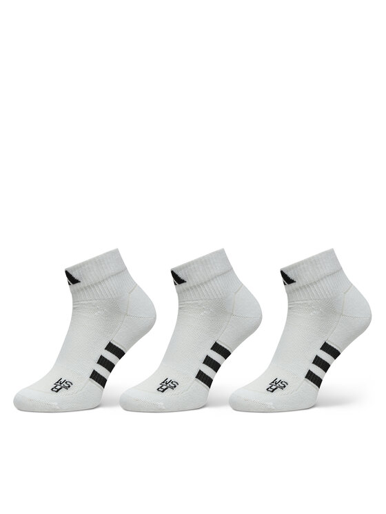 Skarpety wysokie unisex adidas, Białe, Performance Light Mid-Cut Socks 3 Pairs HT3445