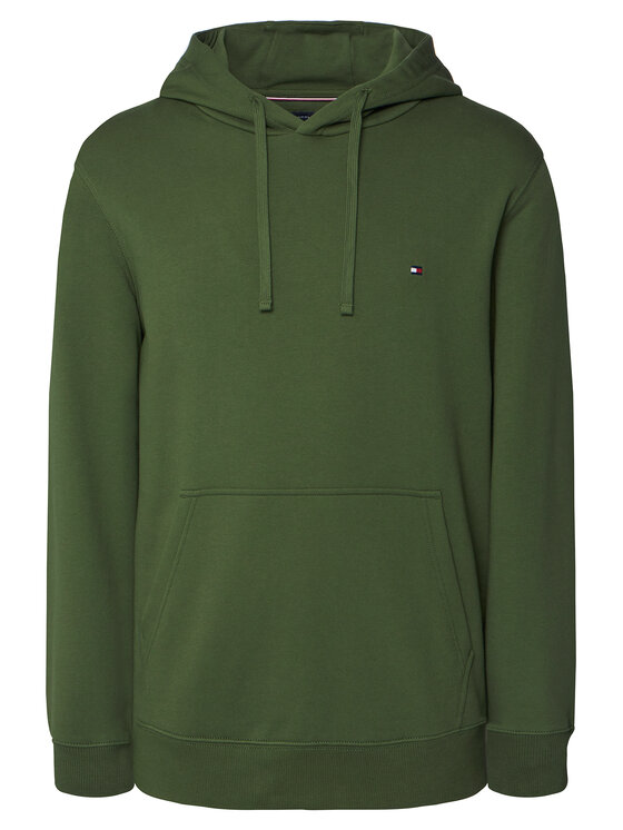 Tommy Hilfiger Tommy Hilfiger Bluza Essential MW0MW37235 Zielony Regular Fit