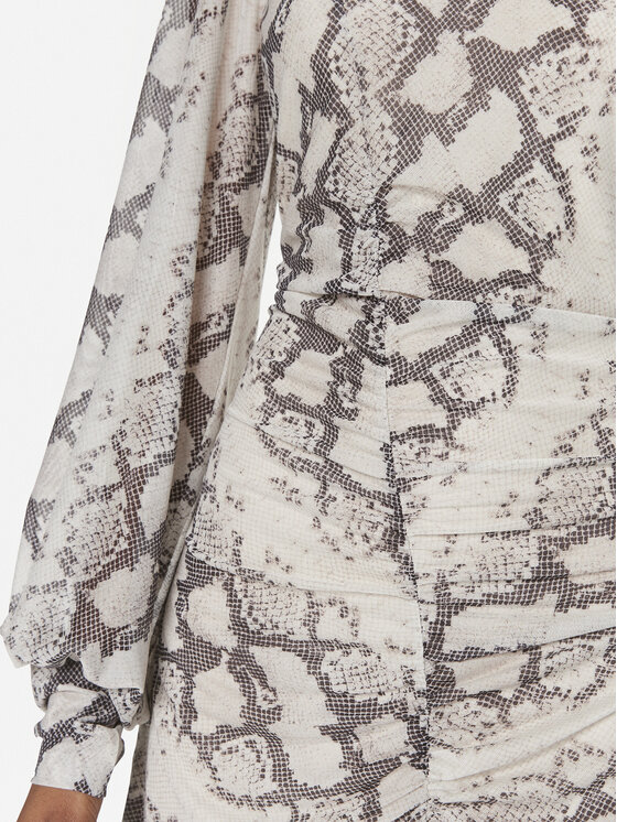 Bruuns Bazaar Bruuns Bazaar Cocktail obleka Cilias BBW3871 Bež Slim Fit