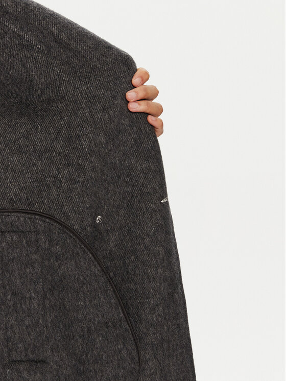 ViCOLO ViCOLO Vuneni kaput TS0017 Siva Regular Fit