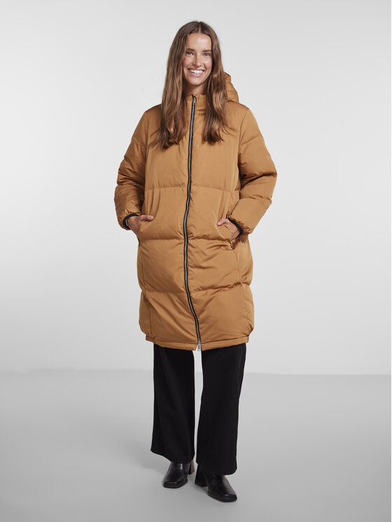 YAS YAS Daunenjacke Millys 26017102 Braun Regular Fit