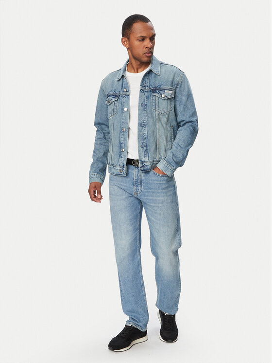 Calvin Klein Jeans Calvin Klein Jeans Farmer kabát Classic LV04RF957G Kék Regular Fit