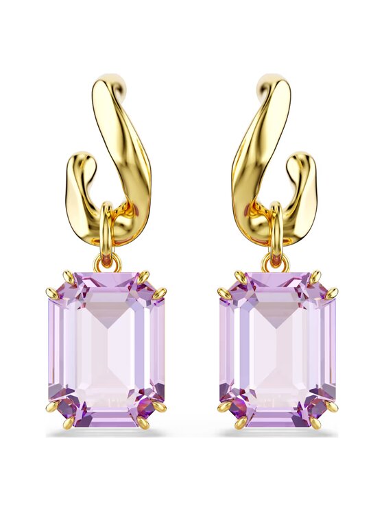 Kolczyki Swarovski, Fioletowe, Millenia 5694784