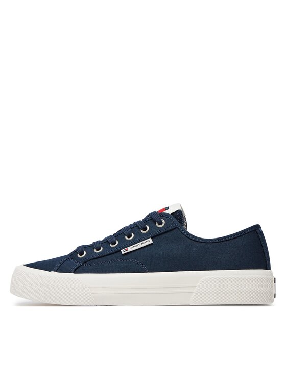Tommy Jeans Tommy Jeans Kedai Tjm Lace Up Canvas Color EM0EM01365 Tamsiai mėlyna