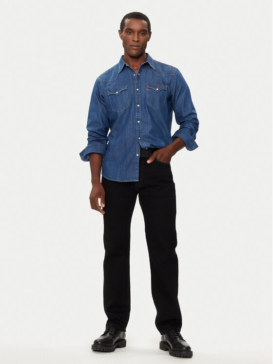 Levi's® Levi's® cămașă de blugi Barstow Western 85744-0041 Albastru Regular Fit
