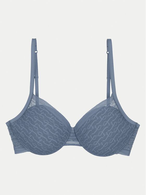 Triumph Triumph Biustonosz z fiszbiną Signature Sheer WHP EX 10215948 Niebieski