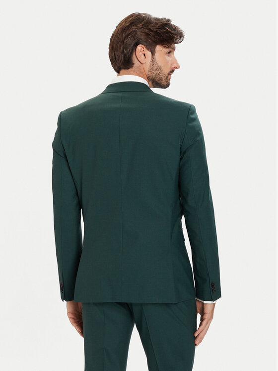 HUGO HUGO Obleka Arti-Hesten253X 50544524 Zelena Extra Slim Fit