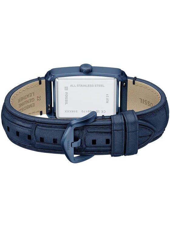 Fossil Fossil Zegarek FS6170 Niebieski