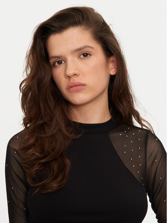 Noisy May Noisy May Bluse Maya 27032594 Schwarz Regular Fit