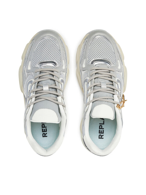 REPLAY REPLAY Sneakersy GWS9N .000.C0009T Srebrny