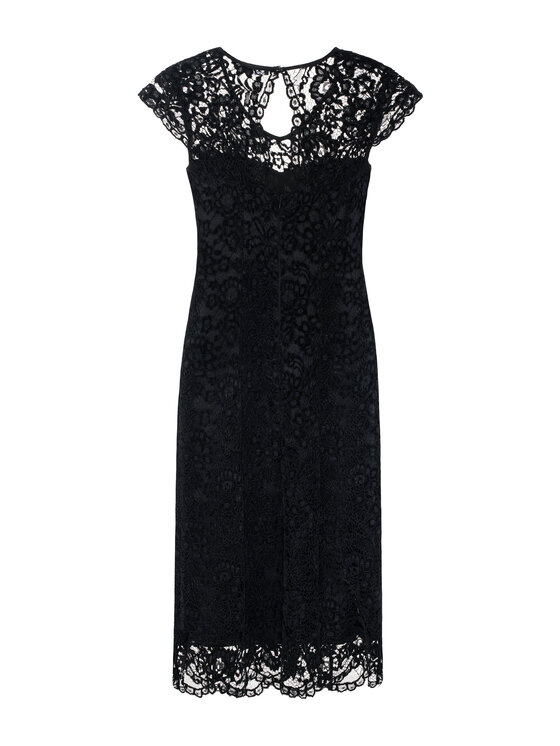 KMX KMX Sukienka wieczorowa 920380007 Czarny Flare Fit