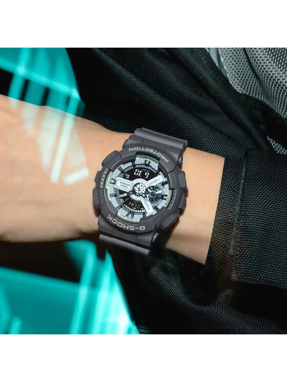 Casio Casio Zegarek GA-110HD-8AER Szary