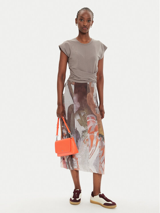 Desigual Desigual Повсякденна сукня Lola 24WWVK76 Бежевий Regular Fit