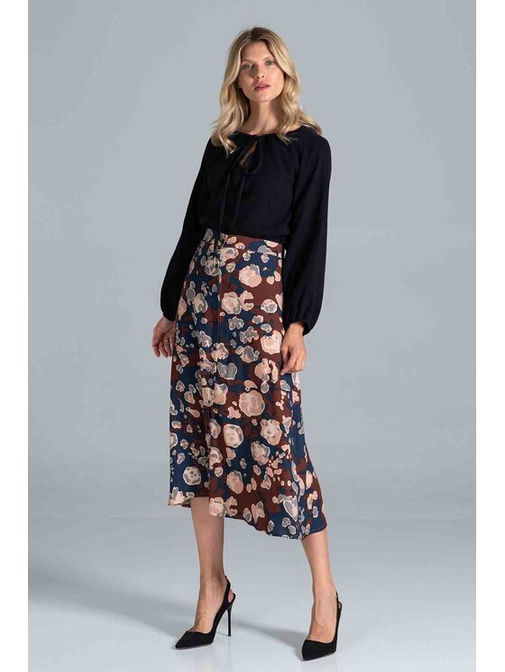 FIGL FIGL Bluzka M818 Czarny Regular Fit