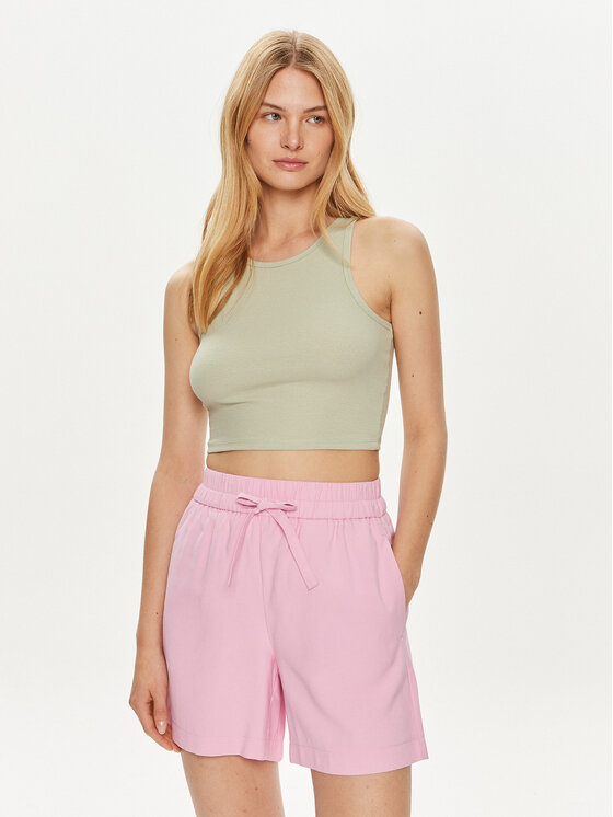 JDY JDY Топ Sofia 15275093 Зелений Cropped Fit