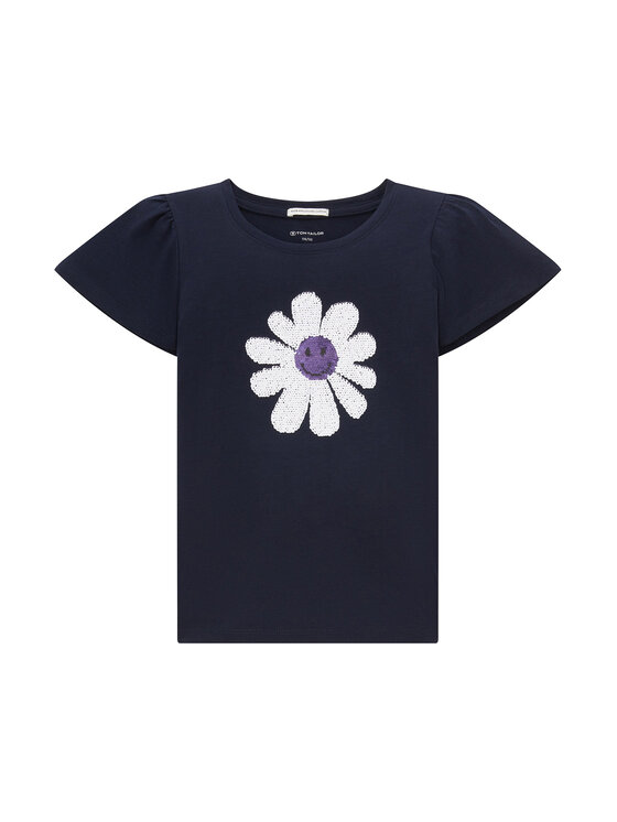 Tom Tailor Tricou 1035170 Bleumarin Regular Fit