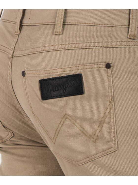 Wrangler Wrangler Spodnie materiałowe W15QLNM24 Beżowy Regular Fit