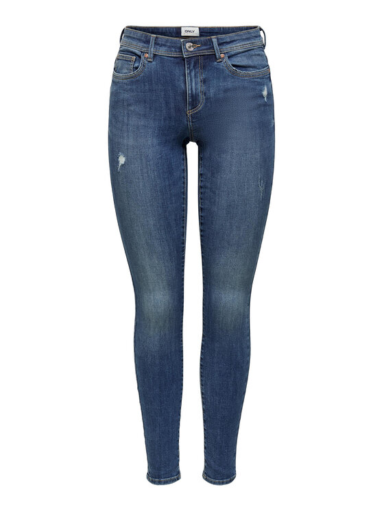ONLY ONLY Jeansy Wauw 15219241 Modrá Skinny Fit