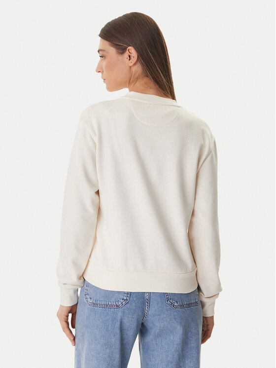 Guess Guess Majica dugih rukava W6GQ09 K3183 Écru Regular Fit