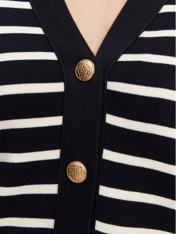 Gant Gant Kardigán 4805319 Sötétkék Regular Fit