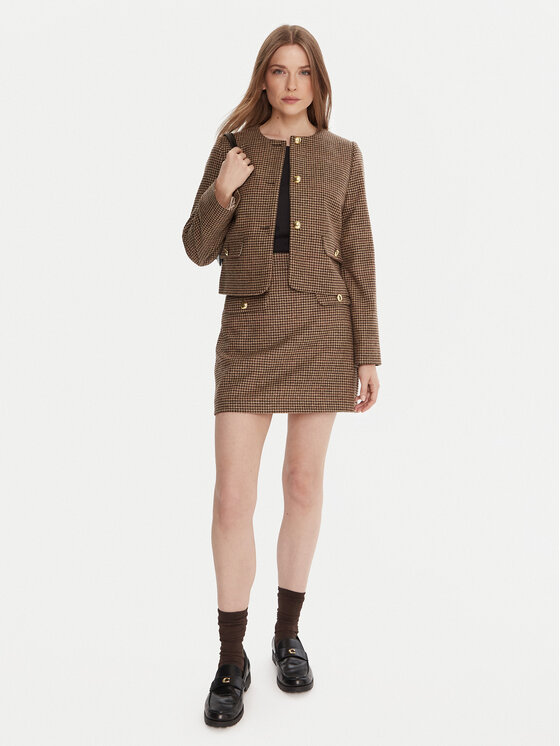 Barbour Barbour mini svārki Sophia LSK0130MI11 Brūns Regular Fit