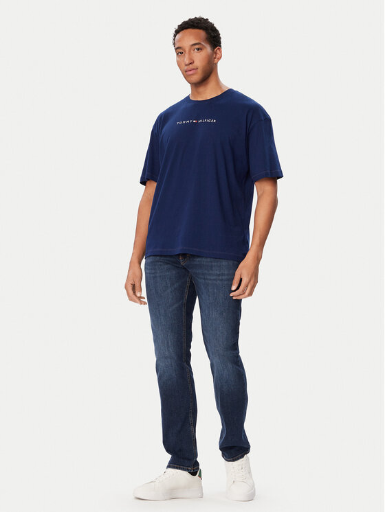 Tommy Hilfiger Tommy Hilfiger Tricou UM0UM03685 Albastru Regular Fit