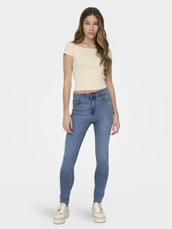 JDY JDY Traperice Moon 15322258 Plava Skinny Fit