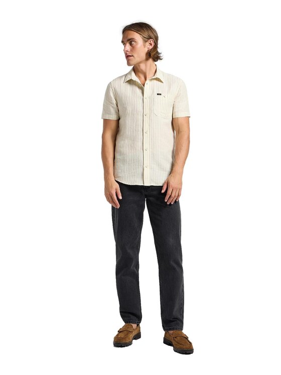 Lee Lee Koszula 112363814 Beżowy Regular Fit