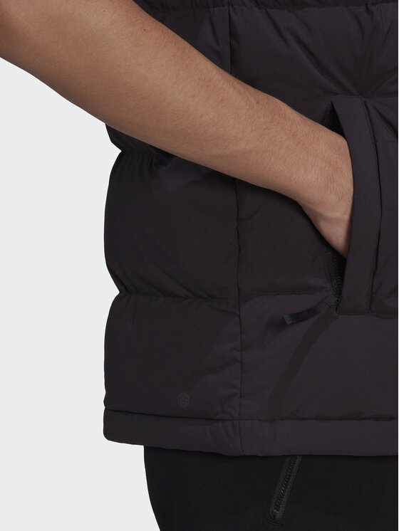 adidas adidas Γιλέκο Helionic Hooded Down Vest HG6277 Μαύρο Regular Fit