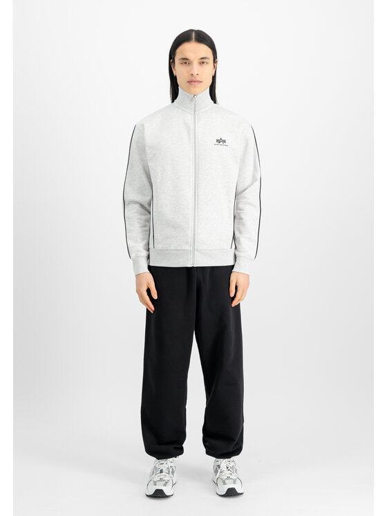 Alpha Industries Alpha Industries Kurtka outdoor Track Suit Small Logo Jacket Szary Regular Fit