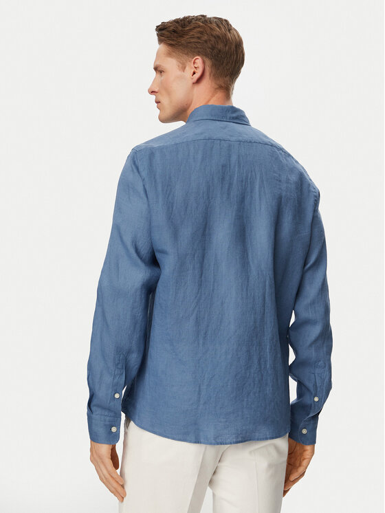 BOSS BOSS Košile H-Liam 50556077 Modrá Regular Fit