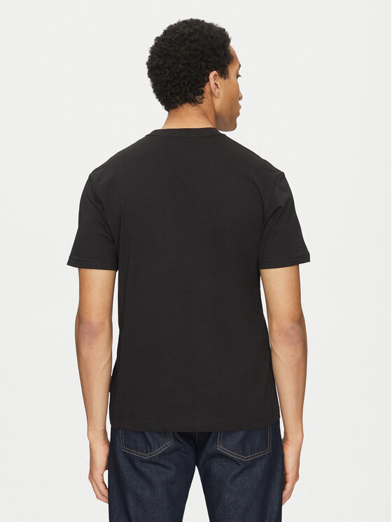 Just Cavalli Just Cavalli T-shirt 78OAHT01 Crna Regular Fit