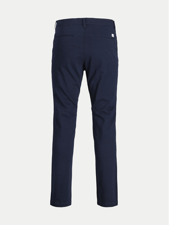 Jack & Jones Jack & Jones Pantaloni chino Marco 12174309 Bleumarin Slim Fit