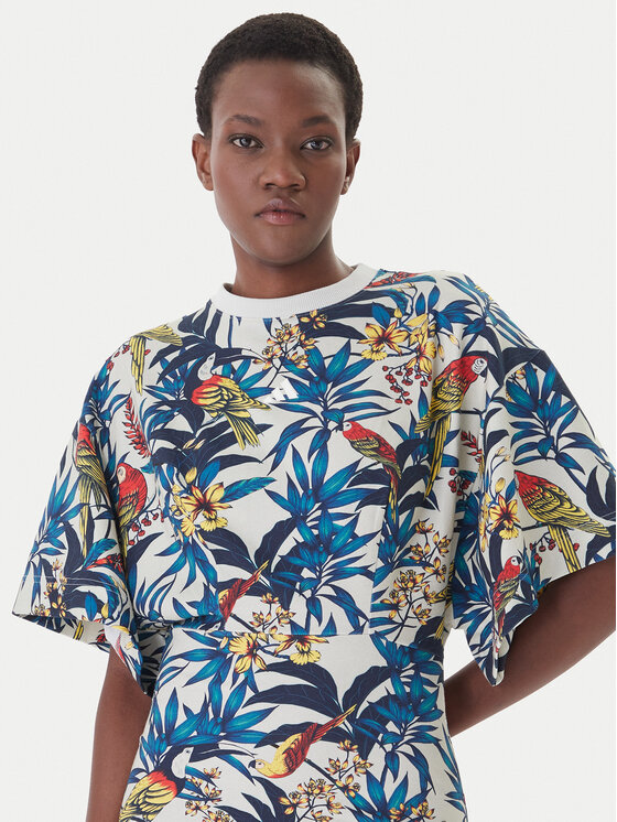 adidas adidas Vsakodnevna obleka Farm Rio KD2194 Modra Oversize