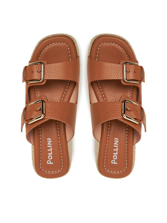 Pollini Pollini Espadryle SA28268I0MTD0230 Brązowy